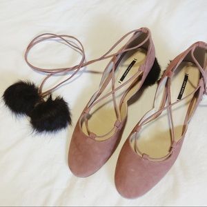 Perfect condition Zara Lace up shoes
